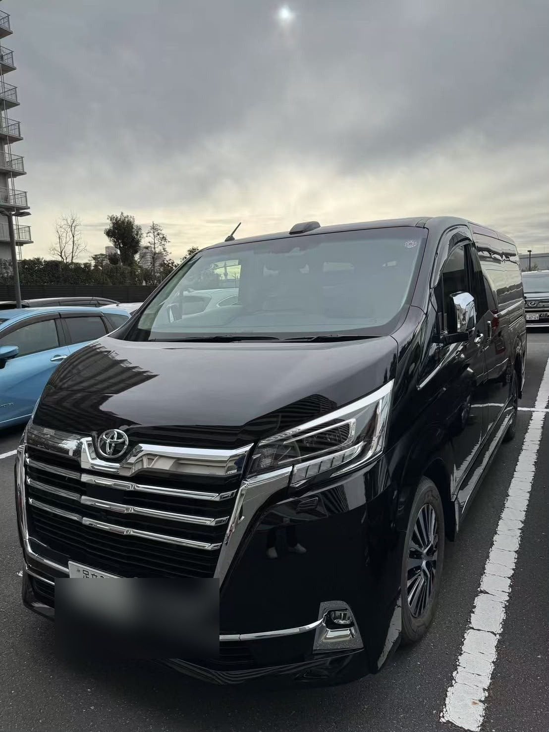 Toyota Alphard parked in a car park